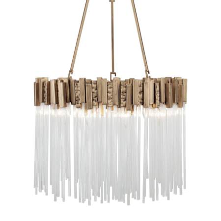 Varaluz Matrix 6 Light 19" Wide Multi Light Pendant Havana Gold