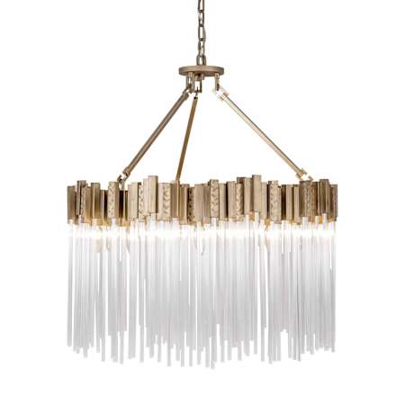 Varaluz Matrix 10 Light 30" Wide Ring Chandelier Havana Gold