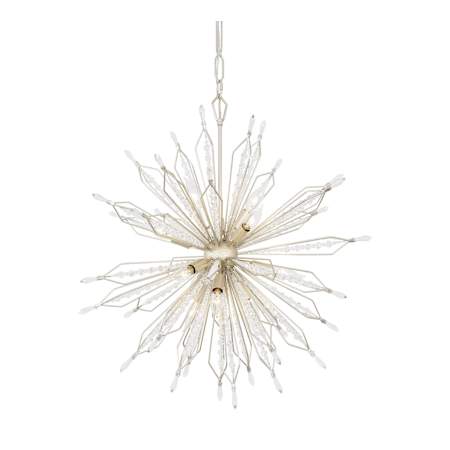 Varaluz Orbital 12 Light 28" Wide Crystal Sputnik Chandelier Gold Dust
