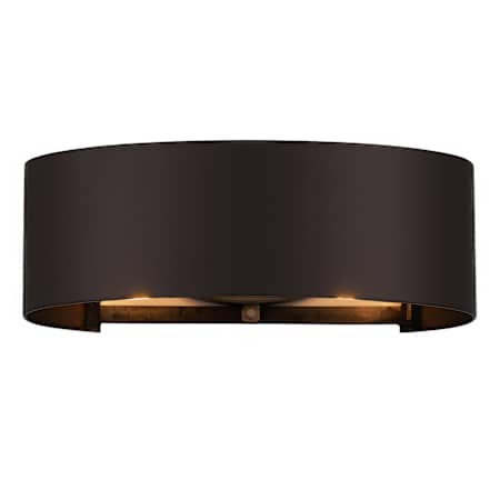 Varaluz Cannery 6" Tall Bathroom Sconce Dark Bronze / French Gold