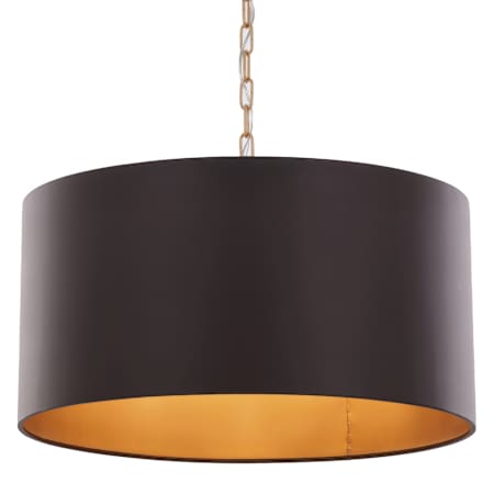 Varaluz Cannery 4 Light 24" Wide Pendant Dark Bronze / French Gold