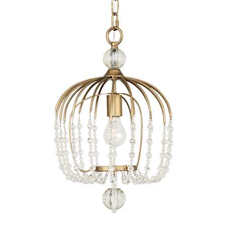 Varaluz Voliere 13" Wide Pendant Havana Gold