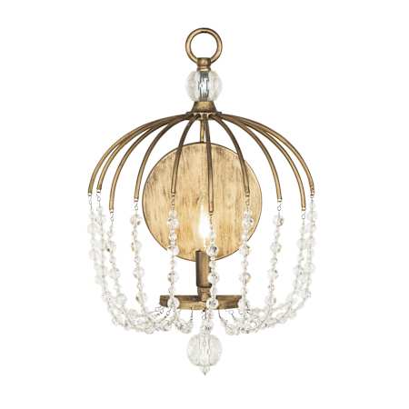 Varaluz Voliere 17" Tall Wall Sconce Havana Gold