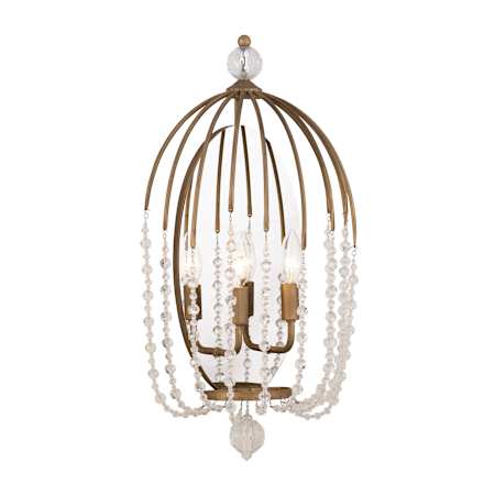 Varaluz Voliere 2 Light 24" Tall Wall Sconce Havana Gold