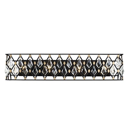 Varaluz Windsor 31" Wide Bath Bar Carbon / Havana Gold