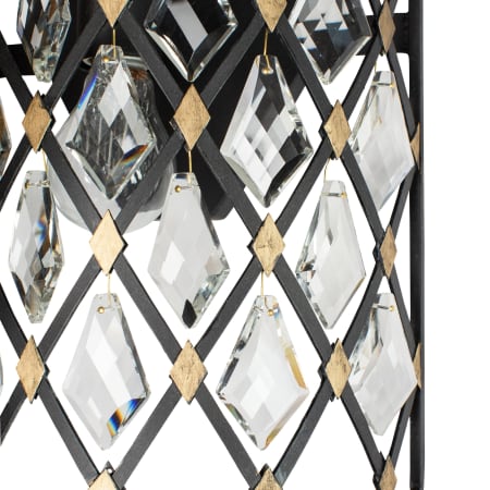 Varaluz Windsor 2 Light 21" Tall Wall Sconce Carbon / Havana Gold