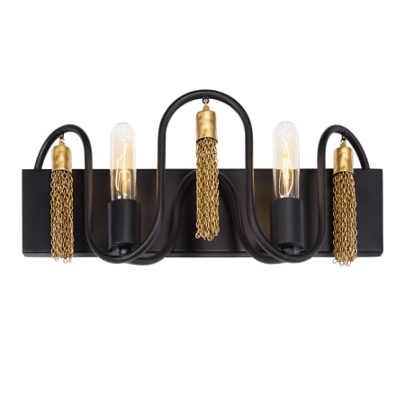 Matte Black / Antique Gold