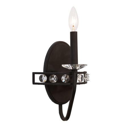 Varaluz Monroe 11" Tall Wall Sconce Carbon