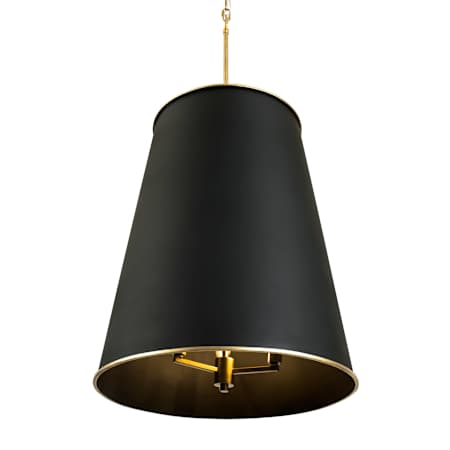 Varaluz Coco 9 Light 20" Wide Pendant Matte Black / French Gold