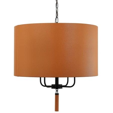 Varaluz Secret Agent 4 Light 24" Wide Drum Chandelier Black