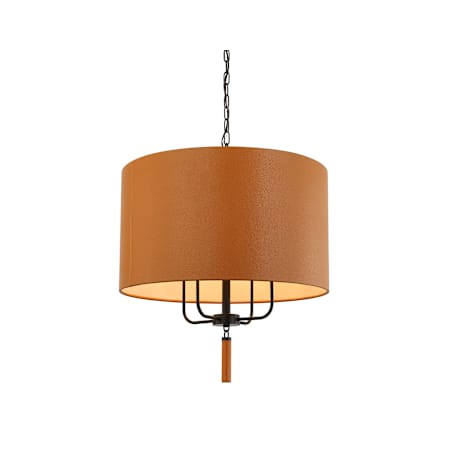 Varaluz Secret Agent 4 Light 24" Wide Drum Chandelier Black