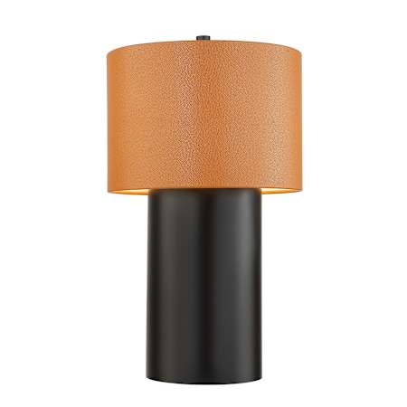 Varaluz Secret Agent 28" Tall Buffet Table Lamp Black / Camel