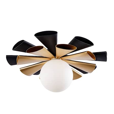 Varaluz Daphne 6" Tall Wall Sconce Matte Black