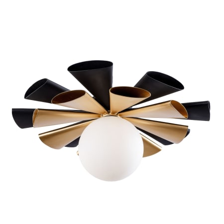 Varaluz Daphne 6" Tall Wall Sconce Matte Black
