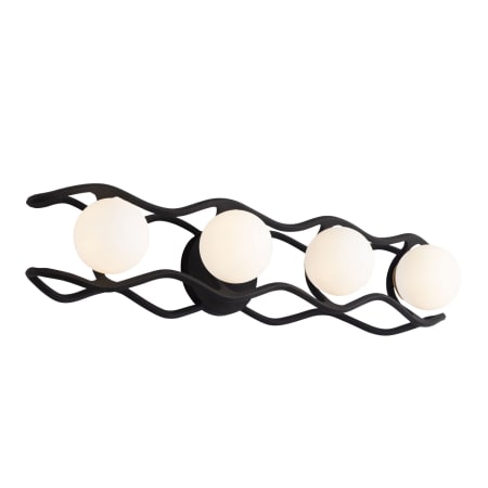 Varaluz Black Betty 4 Light 29" Wide Vanity Light Carbon