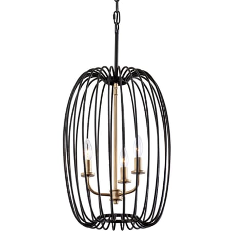 Varaluz Nico 3 Light 14" Wide Multi Light Pendant Carbon