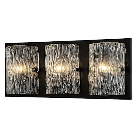 Varaluz Morgan 6 Light 23" Wide Vanity Light Black