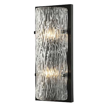 Varaluz Morgan 2 Light 17" Tall Wall Sconce Black