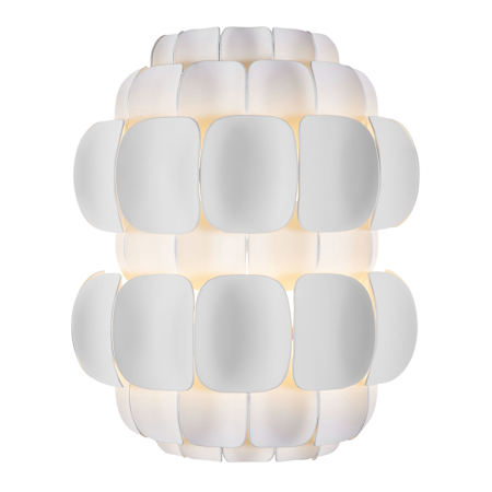 Varaluz Swoon 13" Tall Wall Sconce Matte White