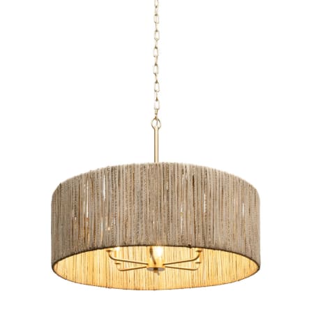 Varaluz Jacobs Ladder 6 Light 28" Wide Pendant French Gold