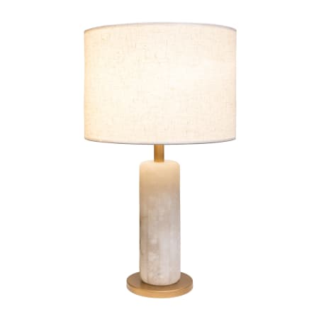 Varaluz Sentu 26" Tall Buffet Table Lamp French Gold / Alabaster