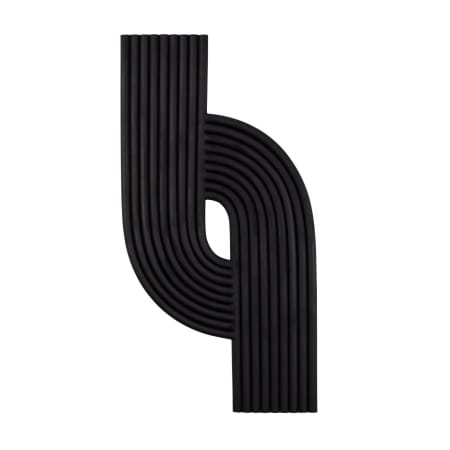 Varaluz Bauhaus 39" Tall Steel Patterns and Designs Wall Sculpture Carbon