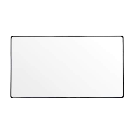 Varaluz Kye 40" W x 22" H Rectangular Metal Framed Accent Mirror Black