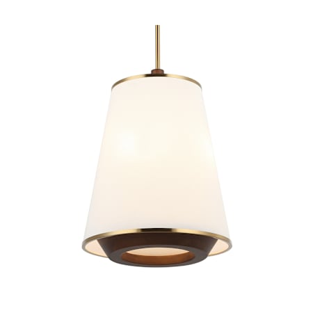 Varaluz Desert Flyer 3 Light 17" Wide LED Pendant Brass / Natural / Brown