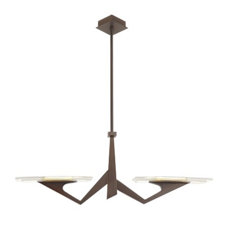 Varaluz Down the Wrong Path 60" Wide LED Abstract Pendant Brontourage