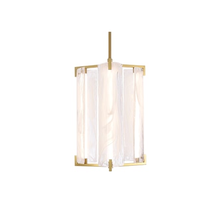 Varaluz Mingle 18" Wide LED Pendant Satin Brass
