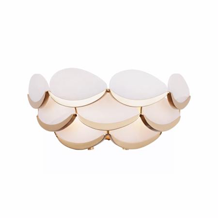 Varaluz High Tide 16" Wide Bathroom Sconce French Gold