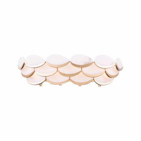 Varaluz High Tide 28" Wide Bathroom Sconce French Gold