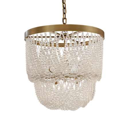 Varaluz Solaire 6 Light 25" Wide Crystal Pendant Antique Bronze
