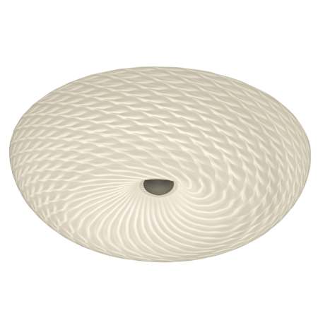 Varaluz Swirled 2 Light 16" Ceiling Light with Hand Blown Shade Chrome