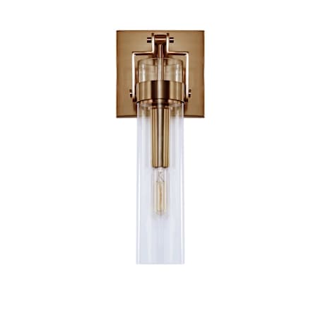 Varaluz Foxwich 14" Tall Wall Sconce Brushed Brass
