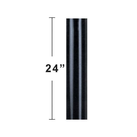 Vaxcel Lighting 24" Ceiling Fan Downrod for 11 Ft Ceilings Black