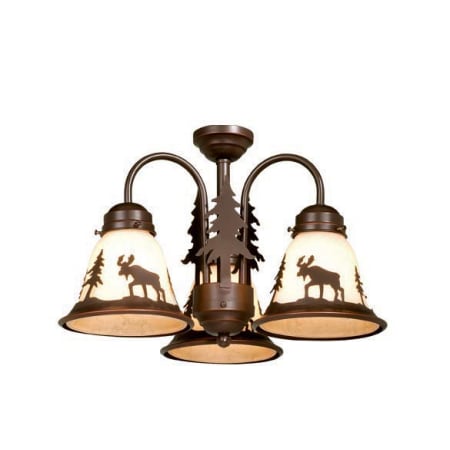 Vaxcel Lighting Yellowstone 16" Ceiling Fan Light Kit Burnished Bronze