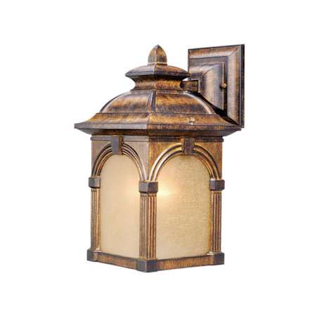 Vaxcel Lighting Essex 1 Light Outdoor Wall Sconce - 8 Inches Wide Aged Walnut