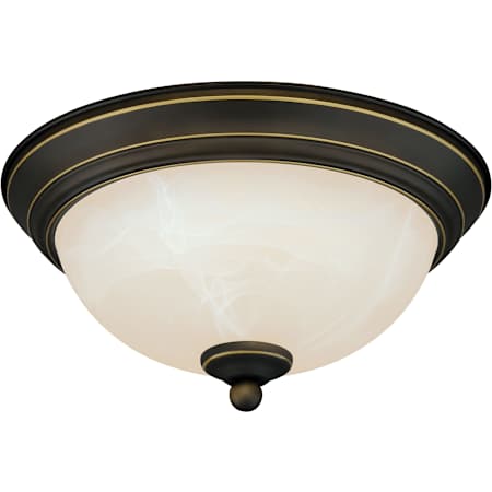 Vaxcel Lighting Stevens 11" Wide LED Flush Mount Bowl Ceiling Fixture with Shade Vintage Bronze