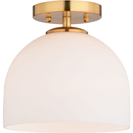 Vaxcel Lighting 10" Wide Flush Mount Ceiling Fixture Natural Brass