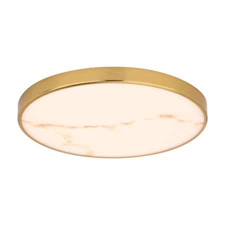 Vaxcel Lighting Aurelia 12" Wide Flush Mount Ceiling Fixture Brushed Brass