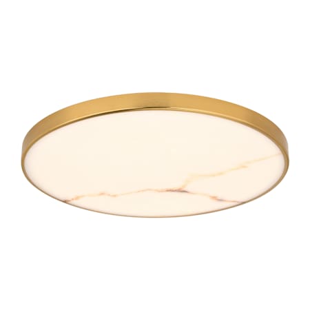 Vaxcel Lighting Aurelia 16" Wide Flush Mount Ceiling Fixture Brushed Brass