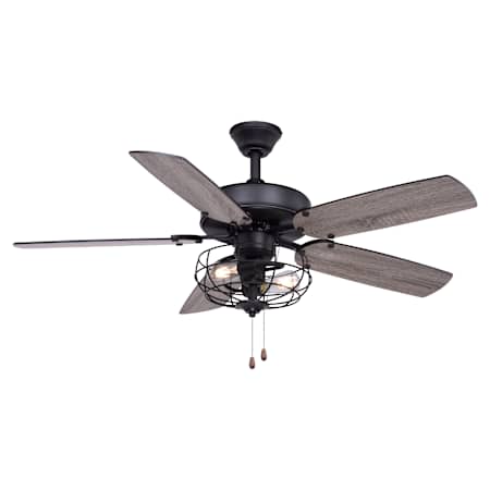 Vaxcel Lighting Reed 48" 5 Blade LED Indoor Ceiling Fan Matte Black