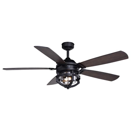 Vaxcel Lighting 54" 5 Blade Indoor / Outdoor Ceiling Fan Matte Black
