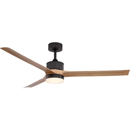 Vaxcel Lighting Ruston 3 Blade Indoor LED Ceiling Fan Matte Black