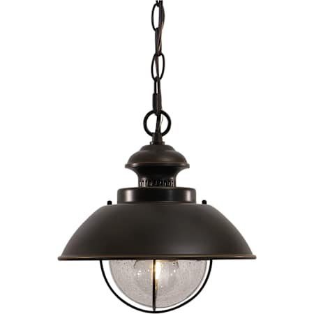 Vaxcel Lighting Harwich 1 Light Outdoor Pendant Burnished Bronze