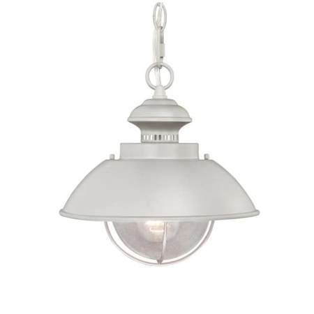 Vaxcel Lighting Harwich 1 Light Outdoor Pendant Brushed Nickel