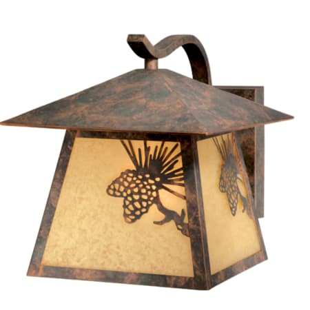 Vaxcel Lighting Whitebark 1 Light Outdoor Wall Sconce - 9.5 Inches Wide Olde World Patina