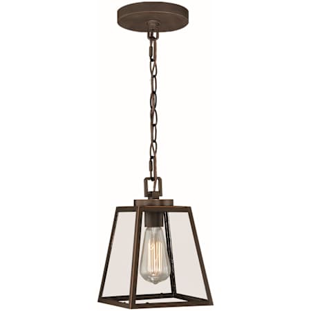 Vaxcel Lighting Grant 7" Wide Mini Pendant Burnished Bronze