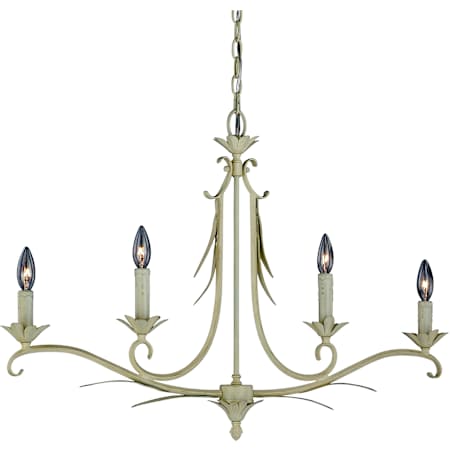 Vaxcel Lighting Austen 4 Light 34" Wide Taper Candle Style Chandelier Gilded Patina